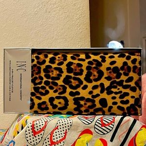 Inc 3 in 1 Wallet, leopard microsuede/Gold